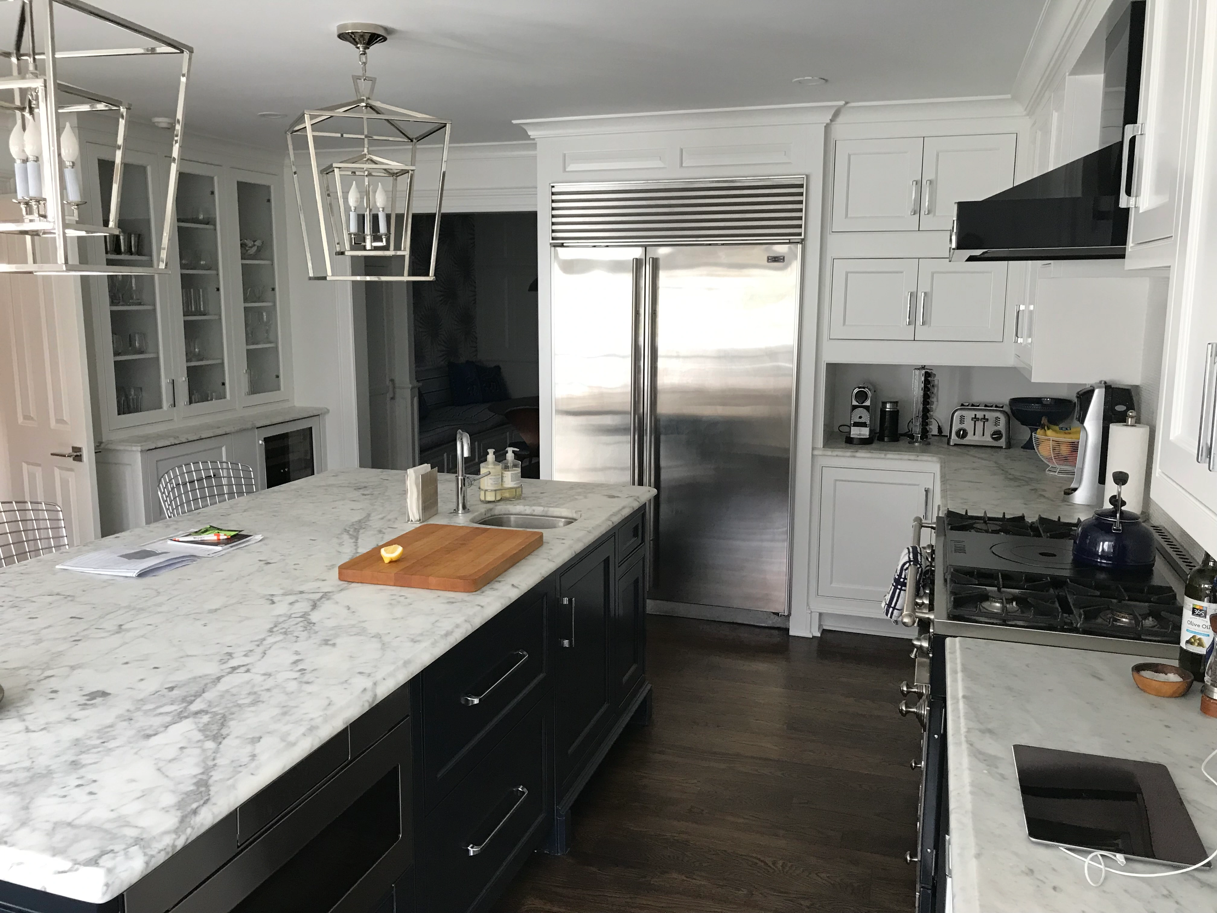 Kitchen plumbing rough-in for a full kitchen remodel
